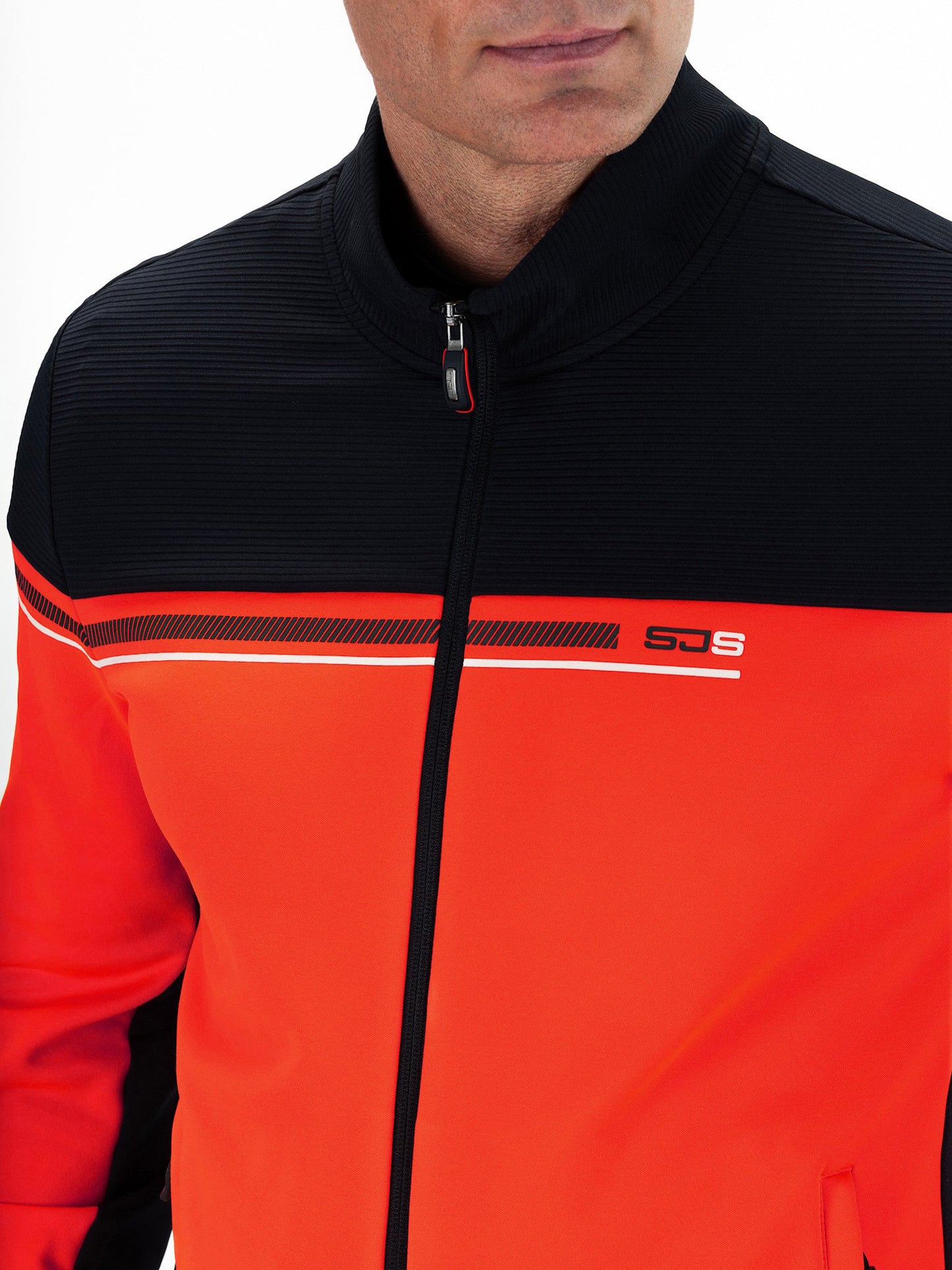 Sjeng Abram Mens Jacket Bright Tangerine