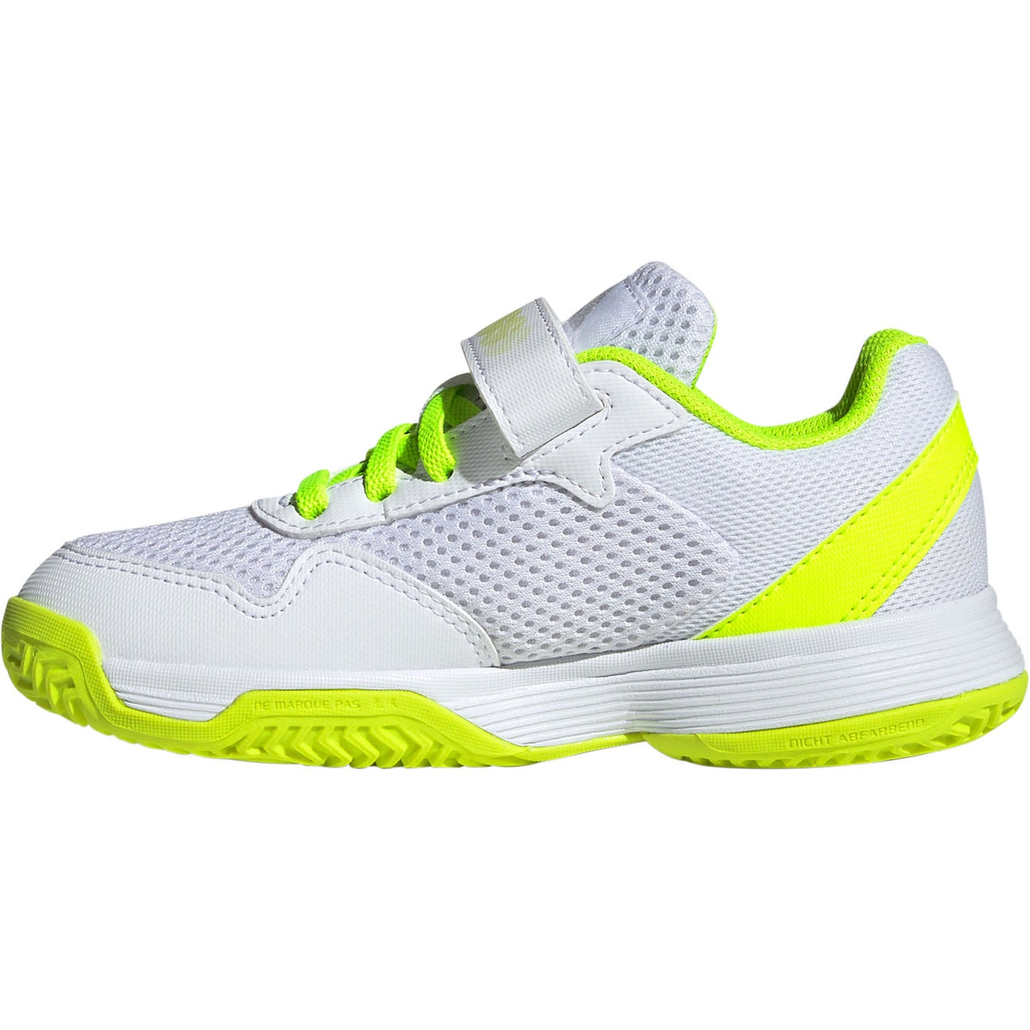 Adidas Courtflash Comfort Closure Junior White - Yellow