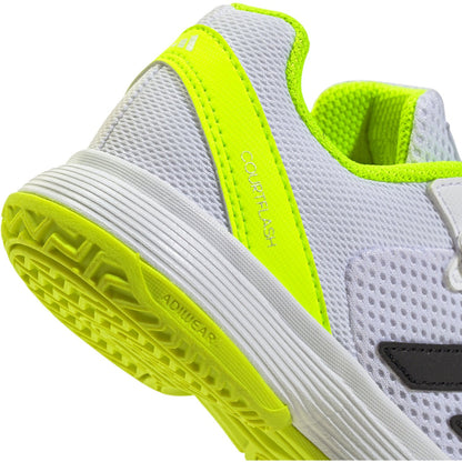 Adidas Courtflash Comfort Closure Junior White - Yellow