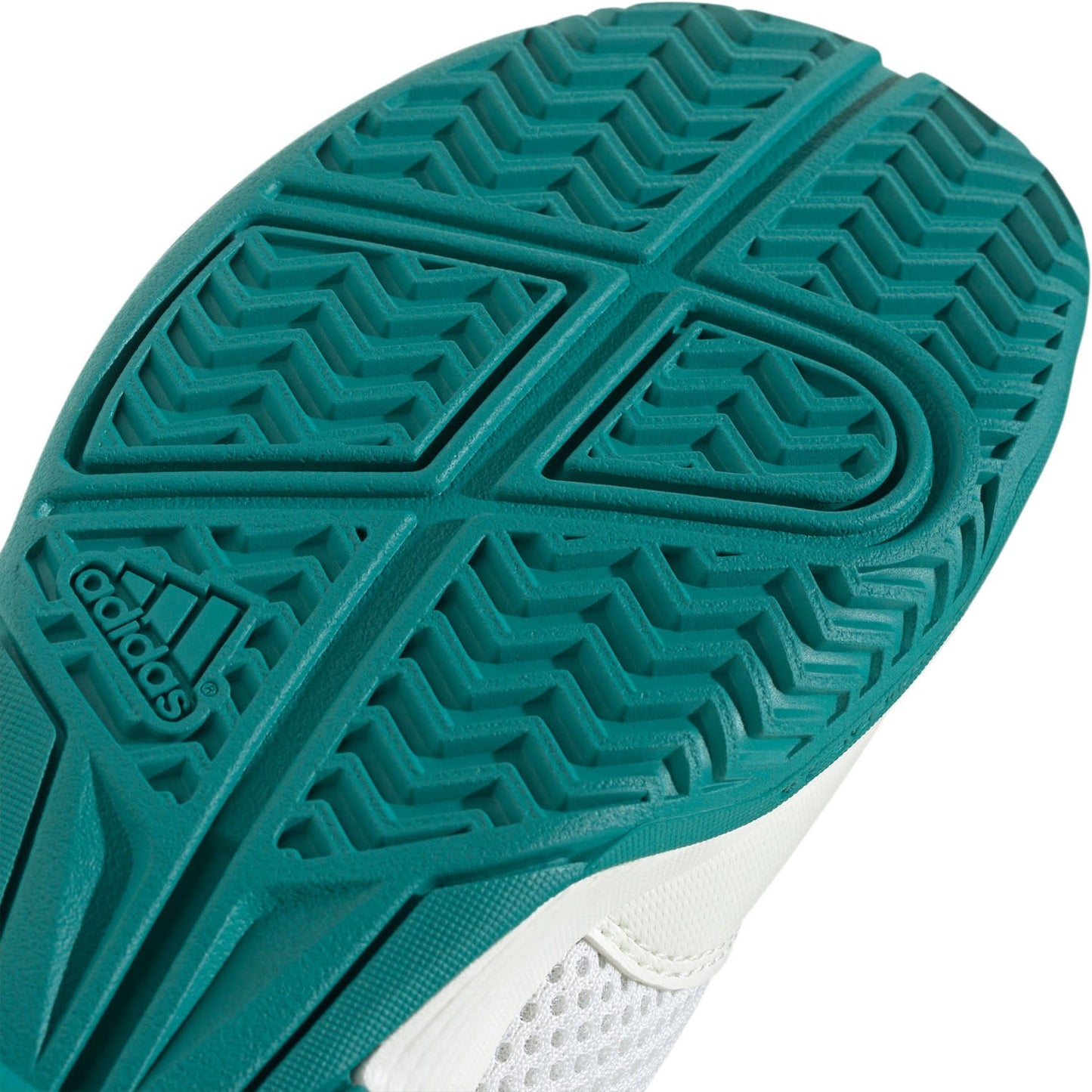 Adidas Courtflash Junior White - Green