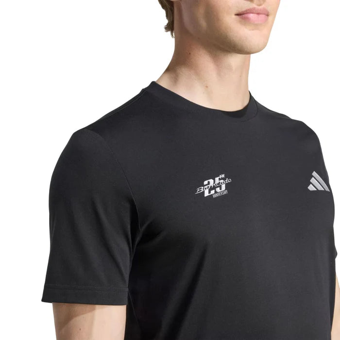 Adidas Graphic Barricade 25th Anniversary Tee Men Black