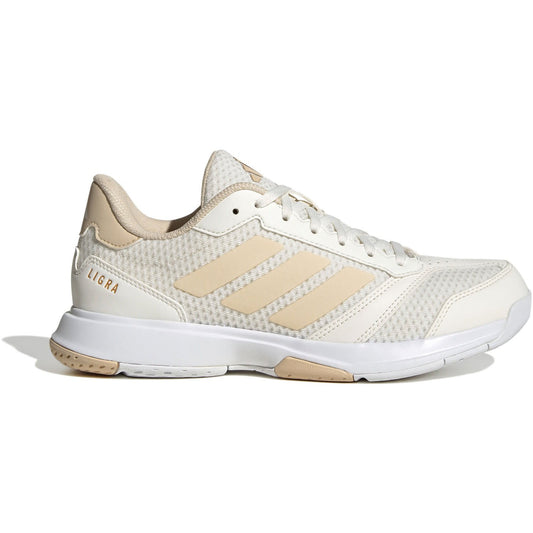 Adidas Ligra 8 Women Indoor Hockeyschoenen White - Gold