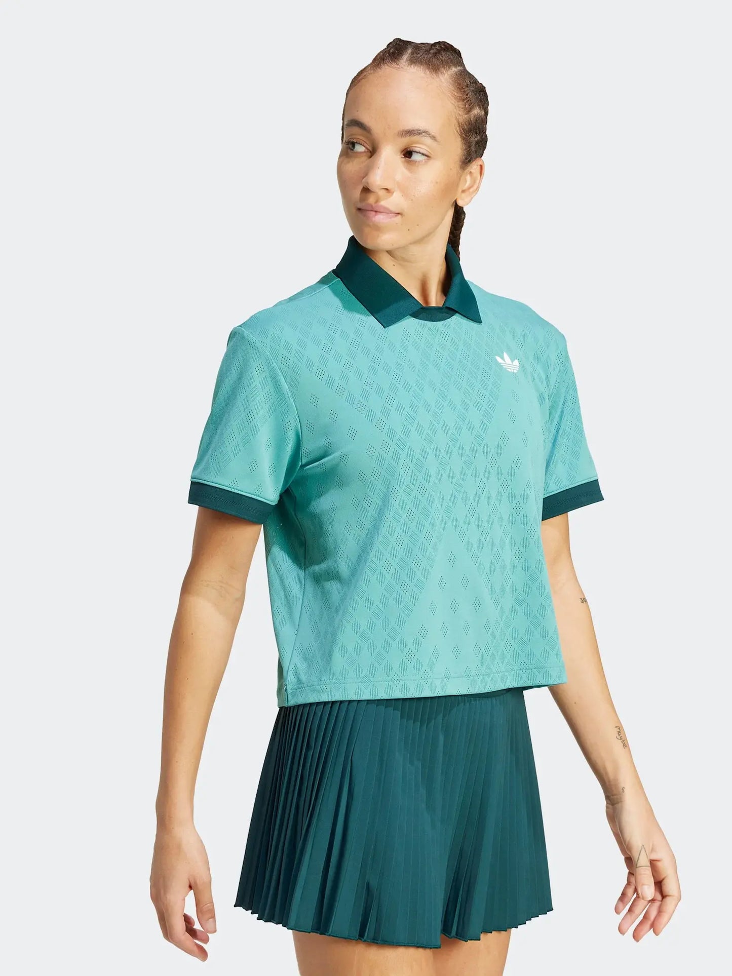 Adidas Pro Polo Originals Women Light Green