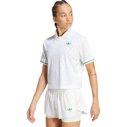 Adidas Pro Polo Originals Women White