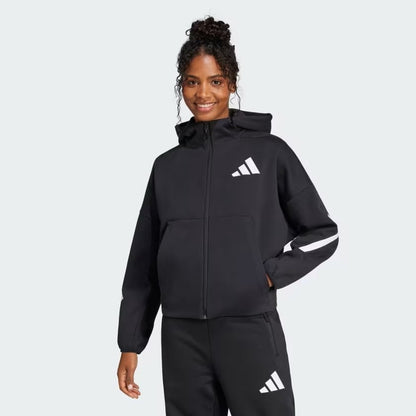 Adidas Z.N.E. Women Fullzipp Hooded Jacket Black