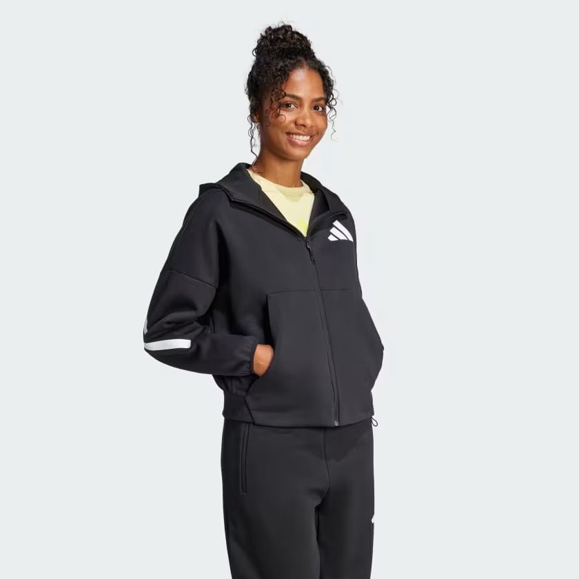 Adidas Z.N.E. Women Fullzipp Hooded Jacket Black