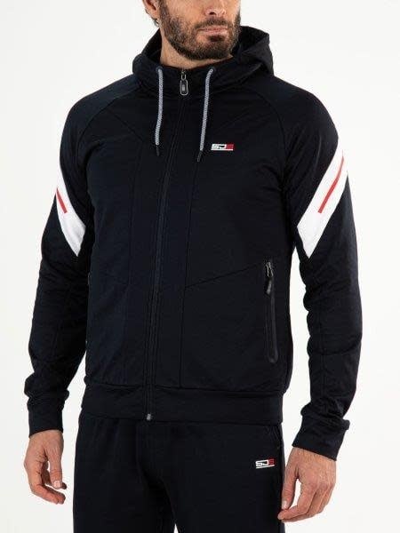 Sjeng Angus Hooded Jacket Navy