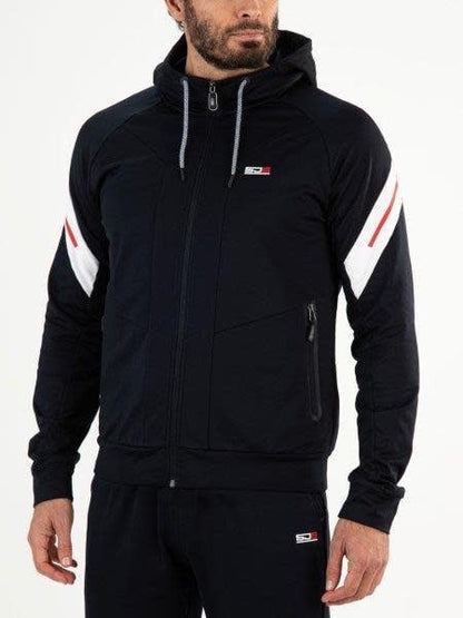 Sjeng Angus Hooded Jacket Navy