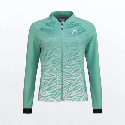 Head Breaker Jacket Dames Green Print