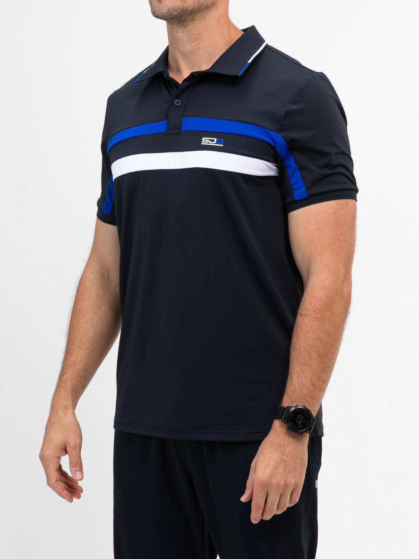 Sjeng Ceder Polo Navy