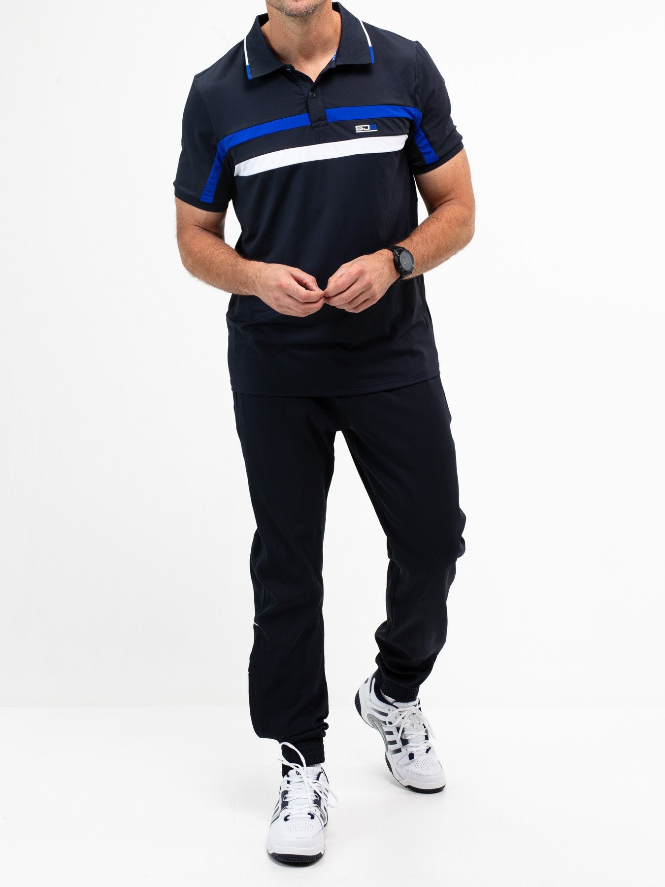 Sjeng Ceder Polo Navy