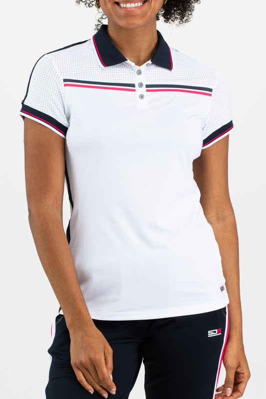 Sjeng Charlize Polo White