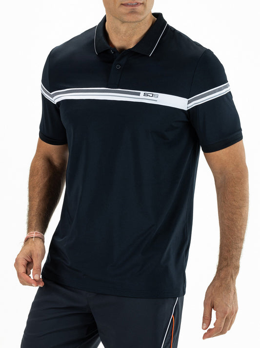 Sjeng Clarkson  Mens Polo Navy