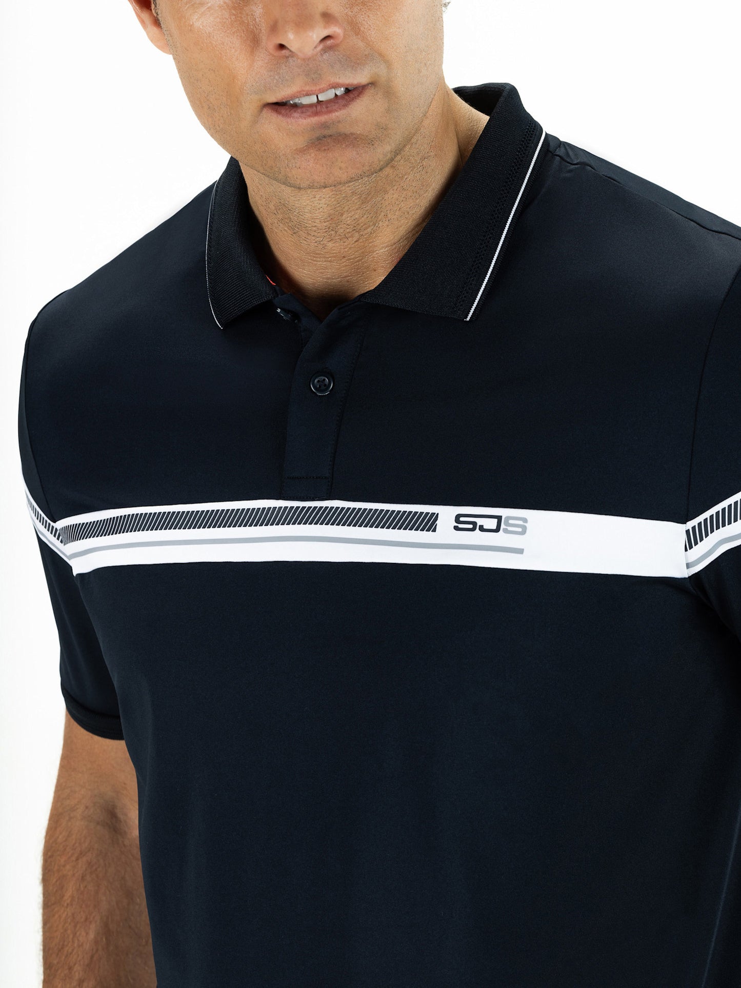 Sjeng Clarkson  Mens Polo Navy