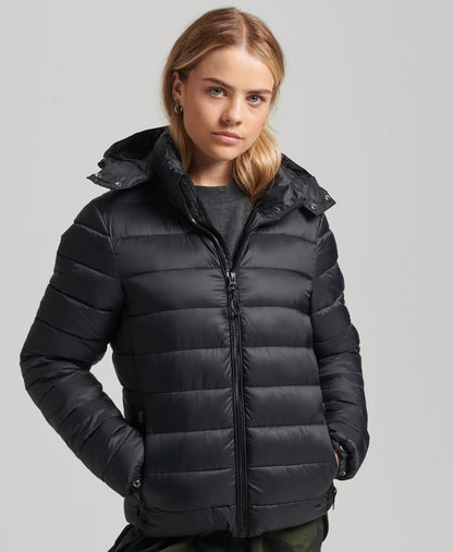 Superdry Sport Classic Fuji Puffer Jacket Black