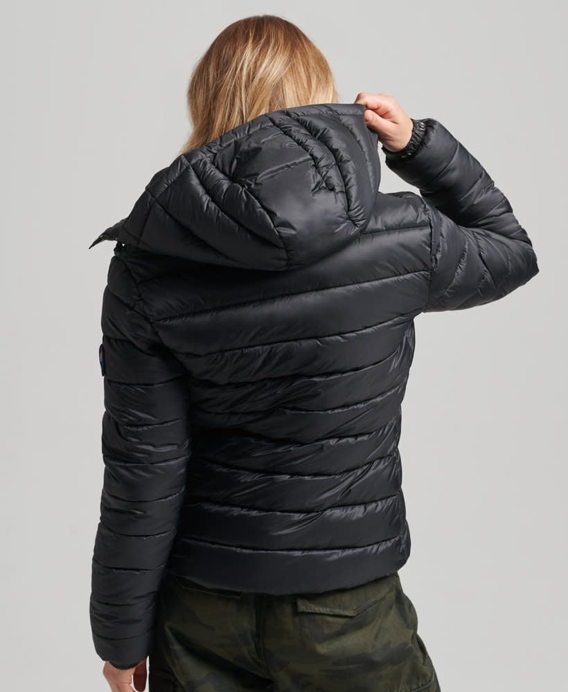Superdry Sport Classic Fuji Puffer Jacket Black