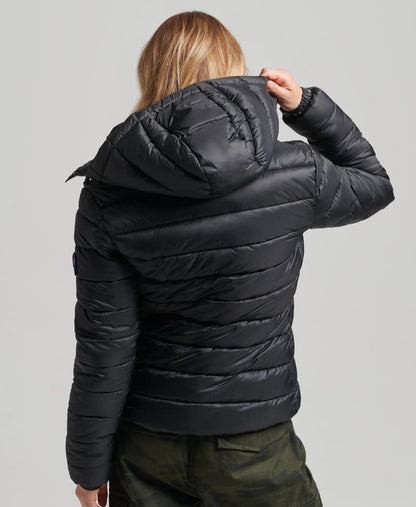 Superdry Sport Classic Fuji Puffer Jacket Black