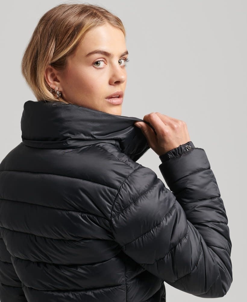 Superdry Sport Classic Fuji Puffer Jacket Black