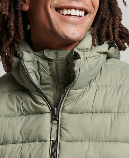 Superdry Sport Classic Fuji Puffer Jacket Men Khaki