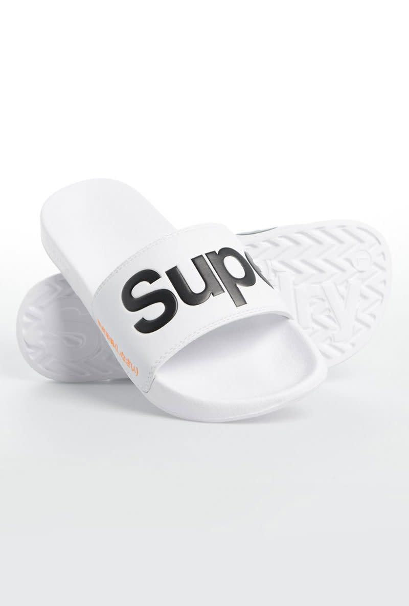 Superdry Classic Pool Slippers White