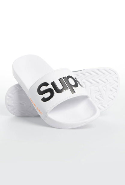 Superdry Classic Pool Slippers White