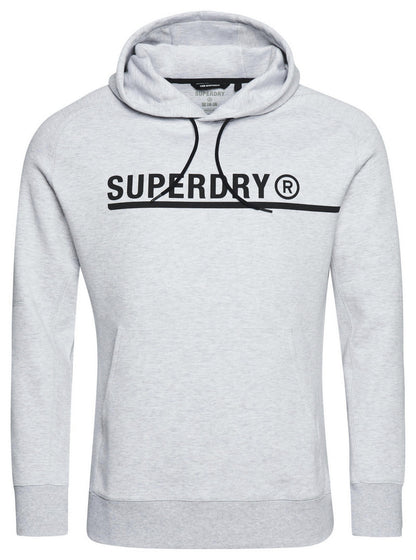 Superdry Sport Code Tech Graphic Hoodie Grey
