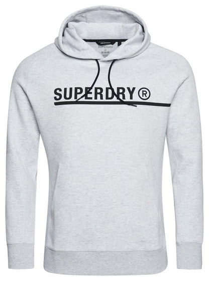 Superdry Sport Code Tech Graphic Hoodie Grey