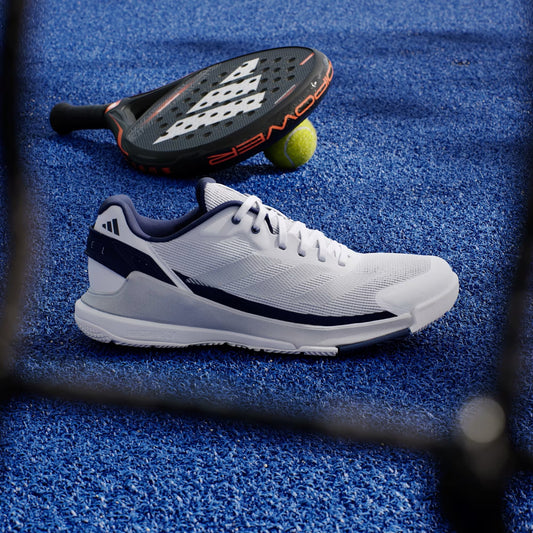 Adidas Crazyquick Lightstrike Men Padelschoenen White - Navy