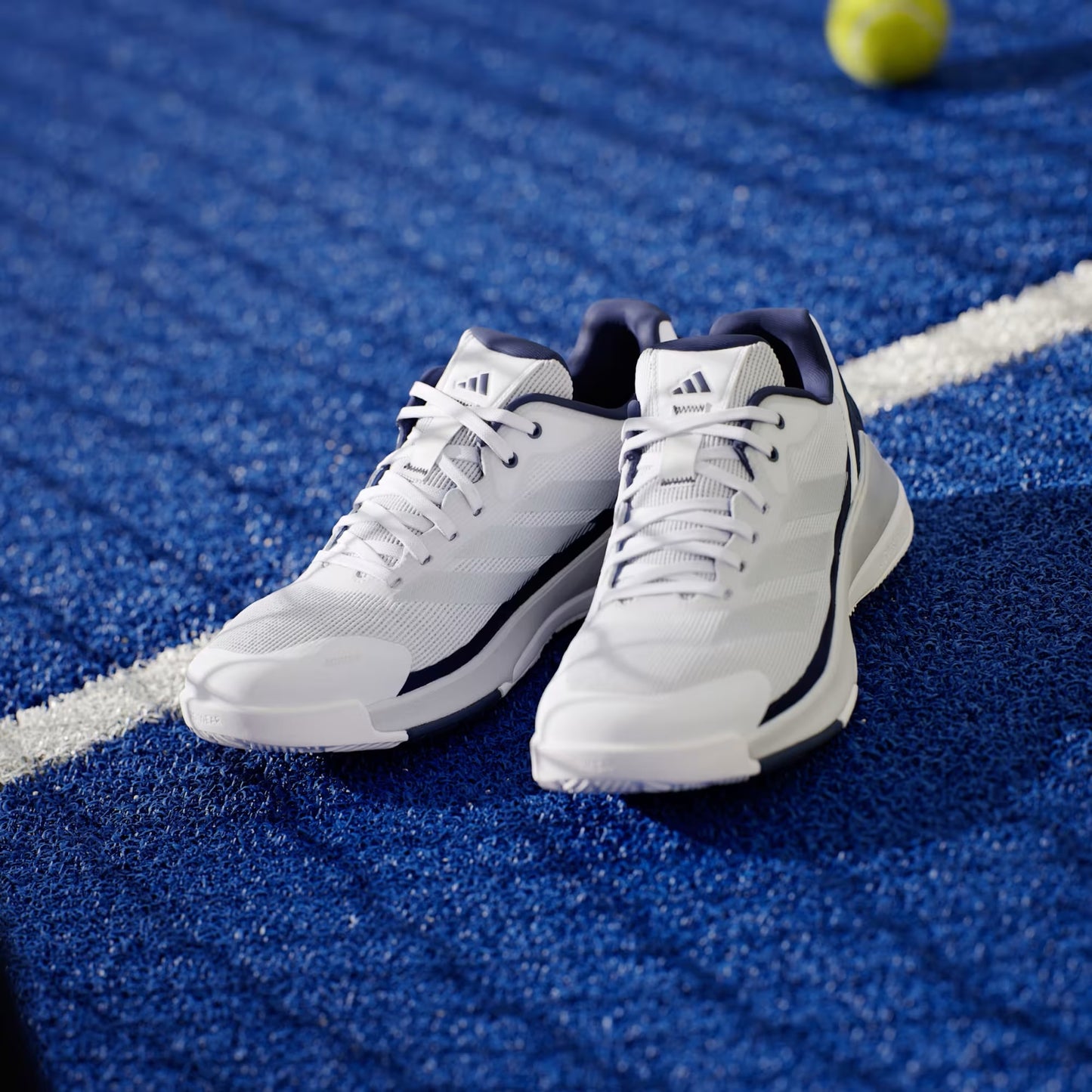 Adidas Crazyquick Lightstrike Men Padelschoenen White - Navy