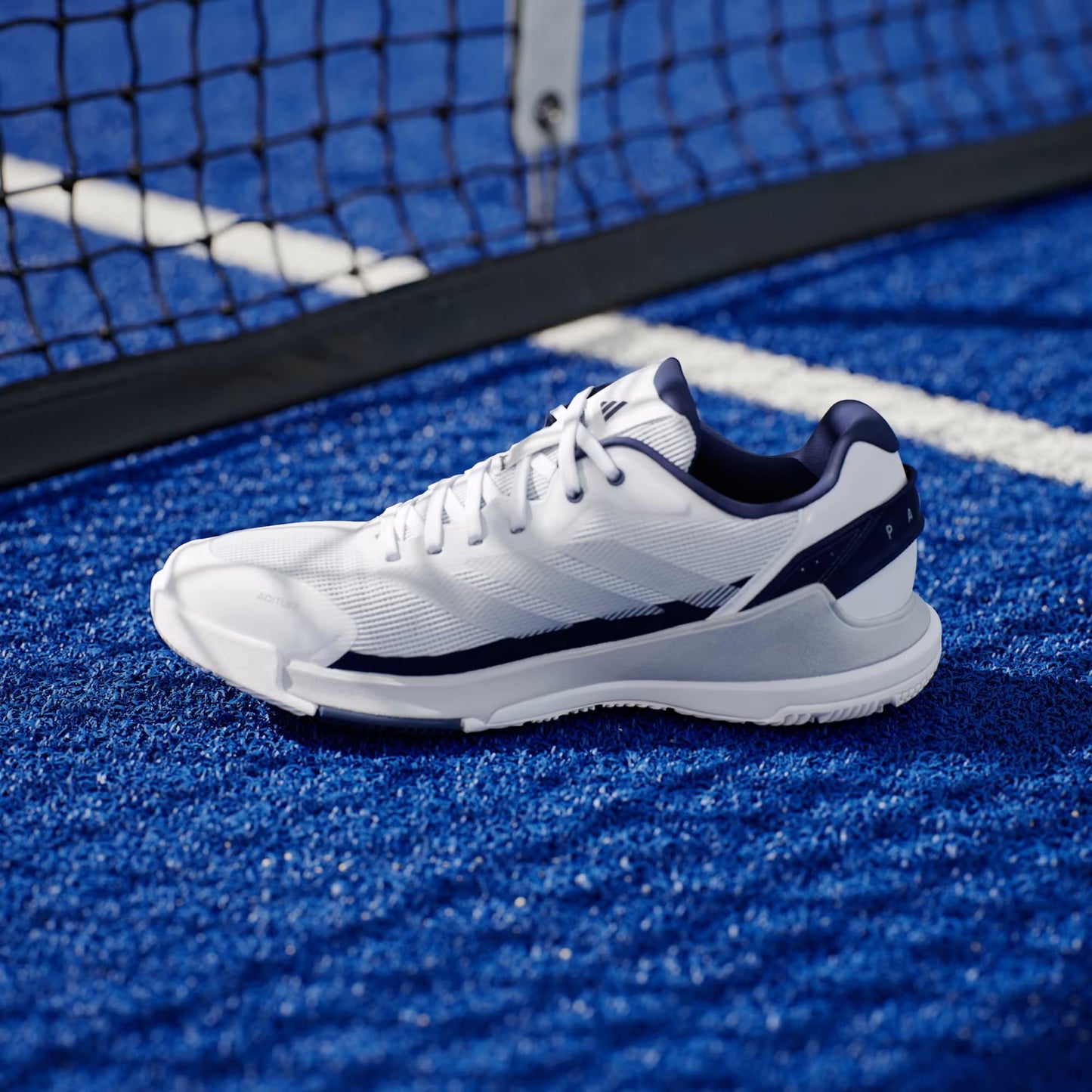Adidas Crazyquick Lightstrike Men Padelschoenen White - Navy