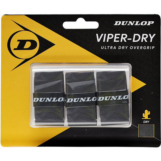 Dunlop D Tac Viper Dry Overgrip 3X Black