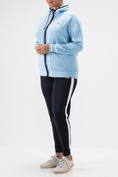 Sjeng Fathia Plus Hooded Lady Jacket Blue Bell
