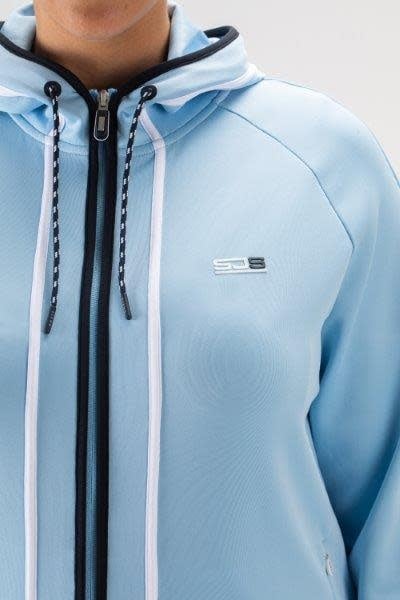 Sjeng Fathia Plus Hooded Lady Jacket Blue Bell