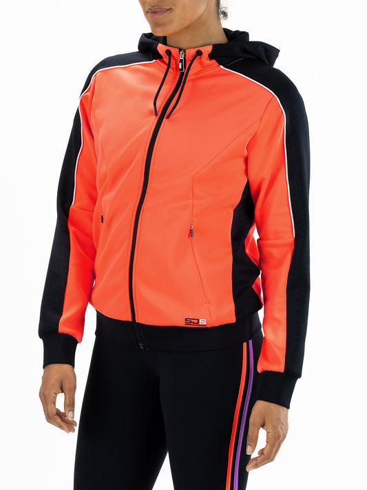 Sjeng Feya Lady Hooded Jacket Vibrant Orange