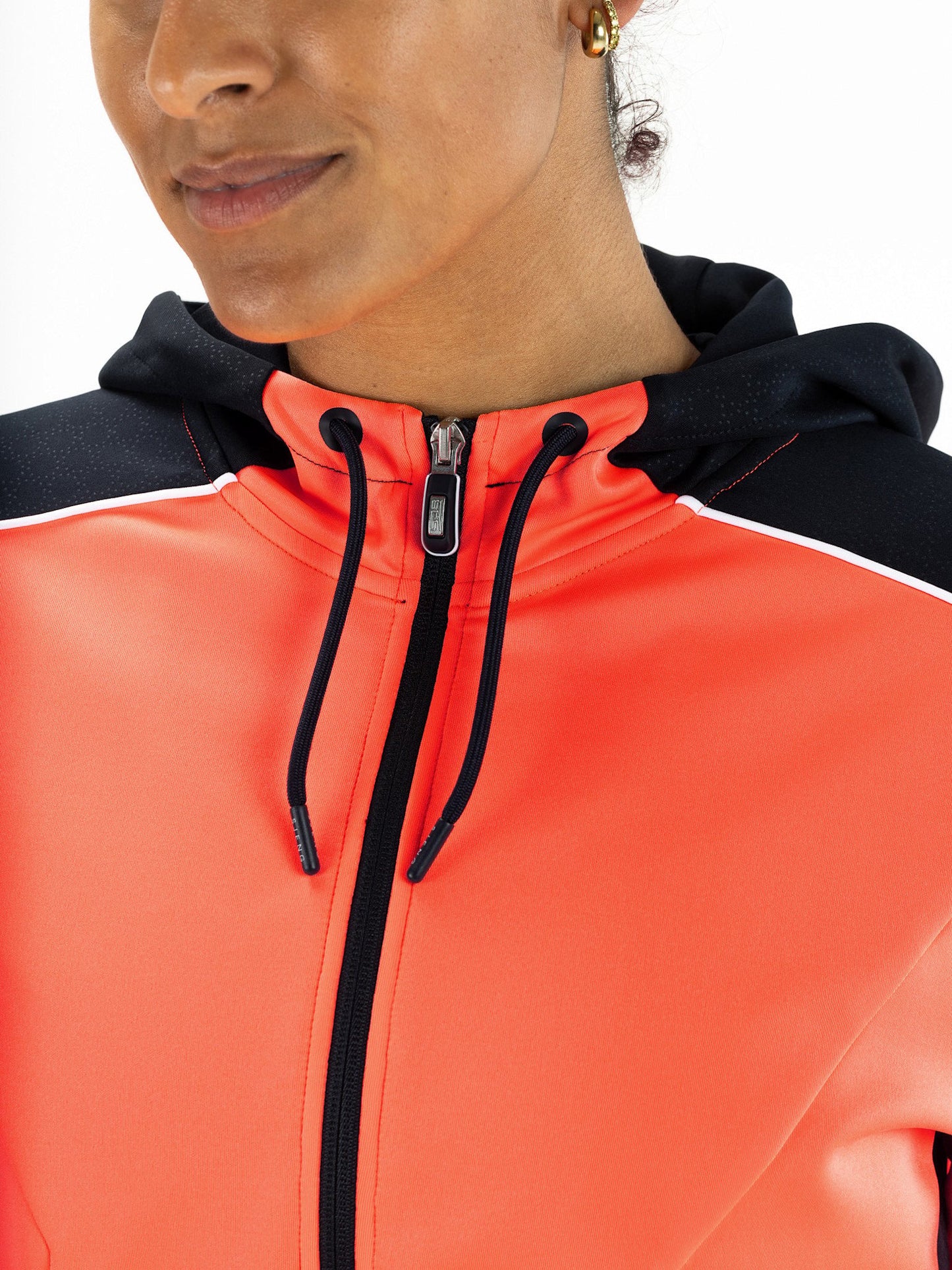 Sjeng Feya Lady Hooded Jacket Vibrant Orange