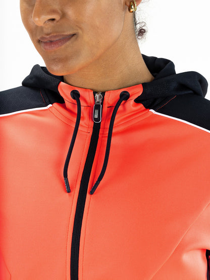 Sjeng Feya Lady Hooded Jacket Vibrant Orange