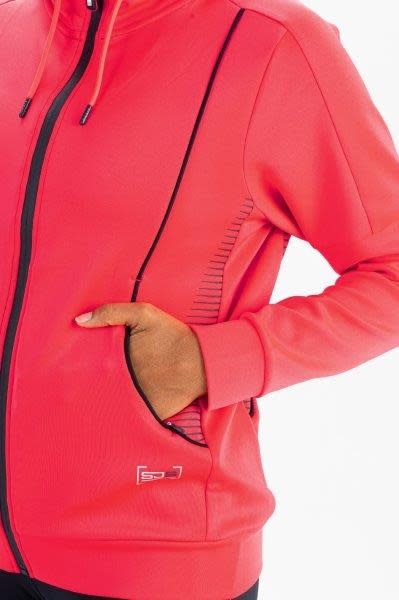 Sjeng Flor Hooded Vest Psycho Red