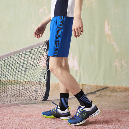 Lacoste Sport Contrast Tennis Short Blue