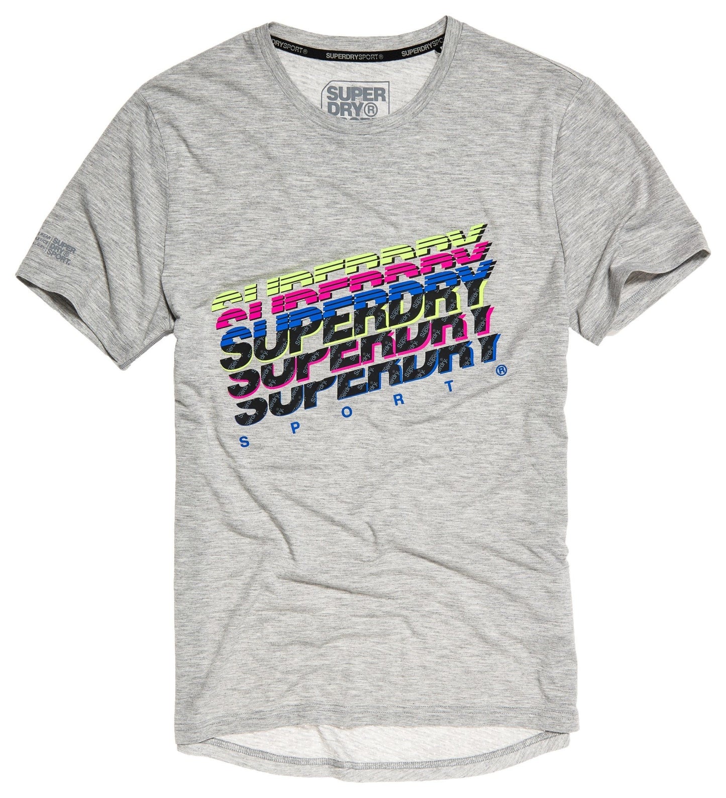 Superdry Sport Training Graphic Tee Grey