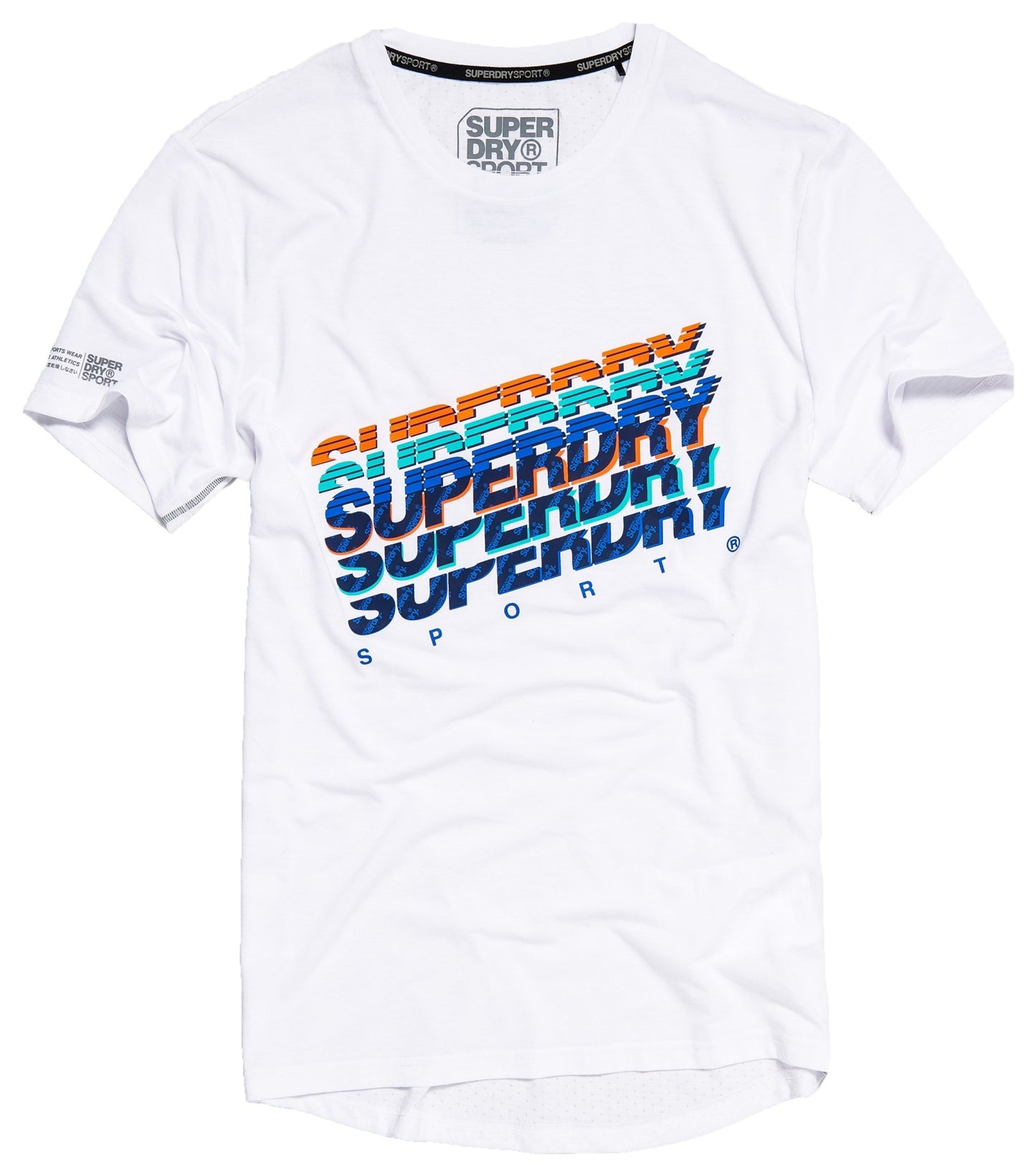 Superdry Sport Training Graphic Tee White