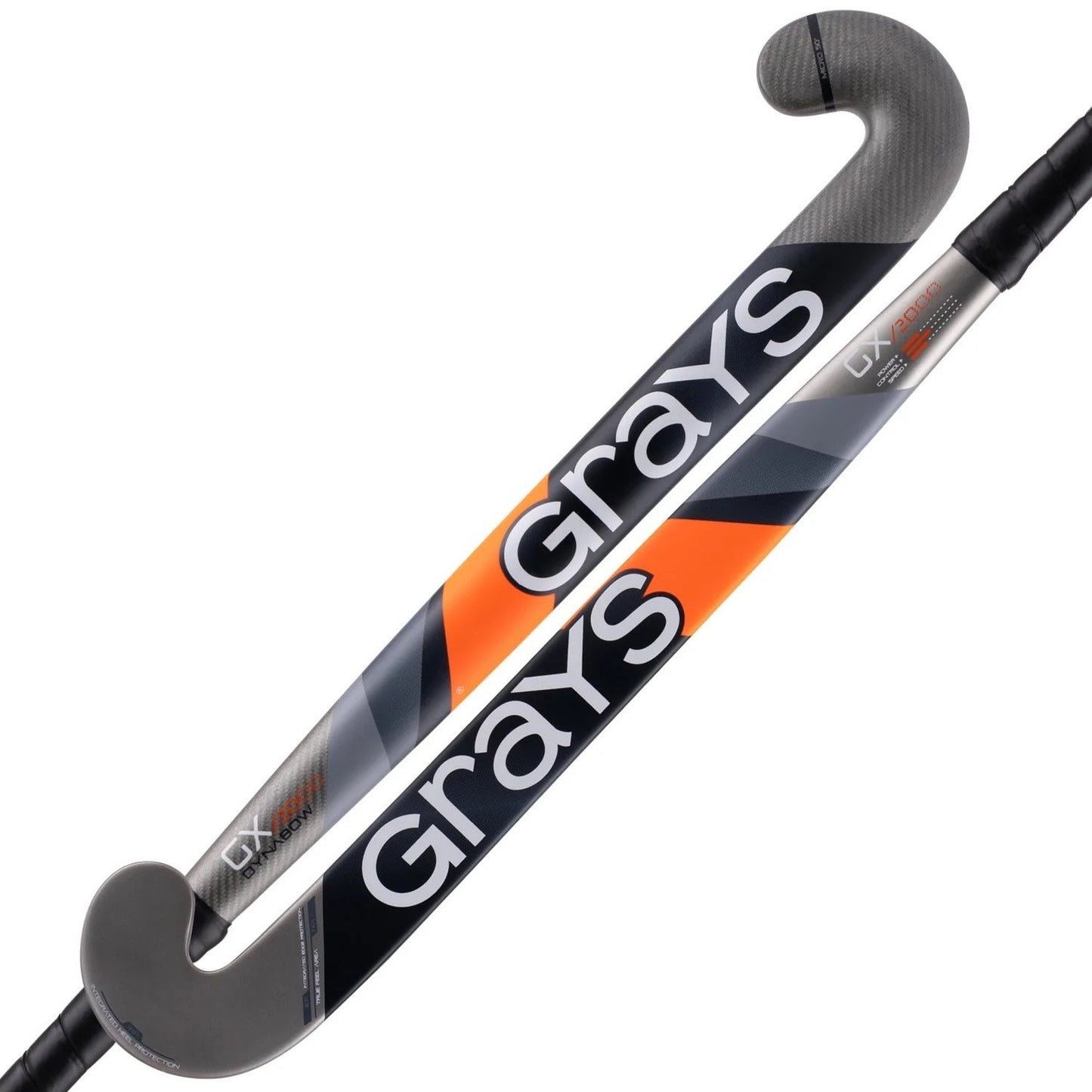 Grays GX 2000 Dynabow Junior Hockeystick Inch Black - Silver