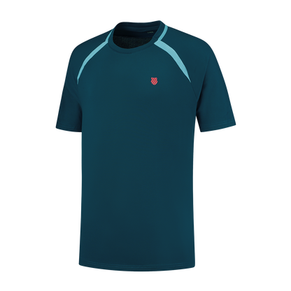 K-Swiss Hypercourt Mesh Crew 2 Tee Blue Opal