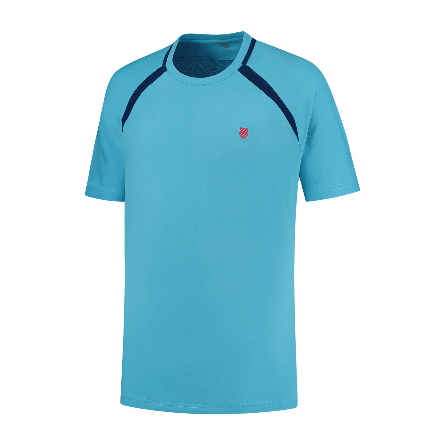 K-Swiss Hypercourt Mesh Crew 2 Tee Cyan Blue
