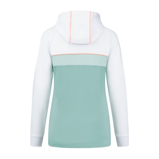 K-Swiss Hypercourt Tracksuit Hooded Stretch Jacket Nile Blue