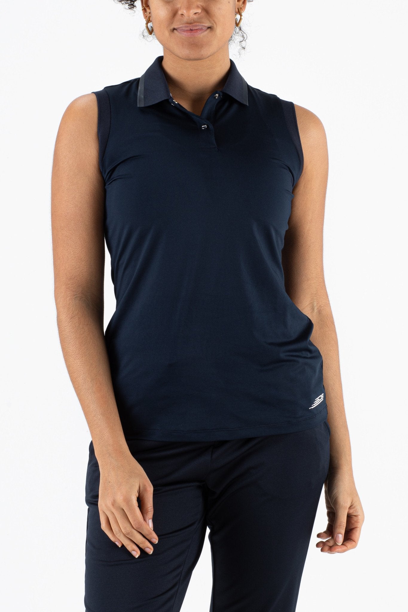 Sjeng Ilonka Sleeveless Polo Navy