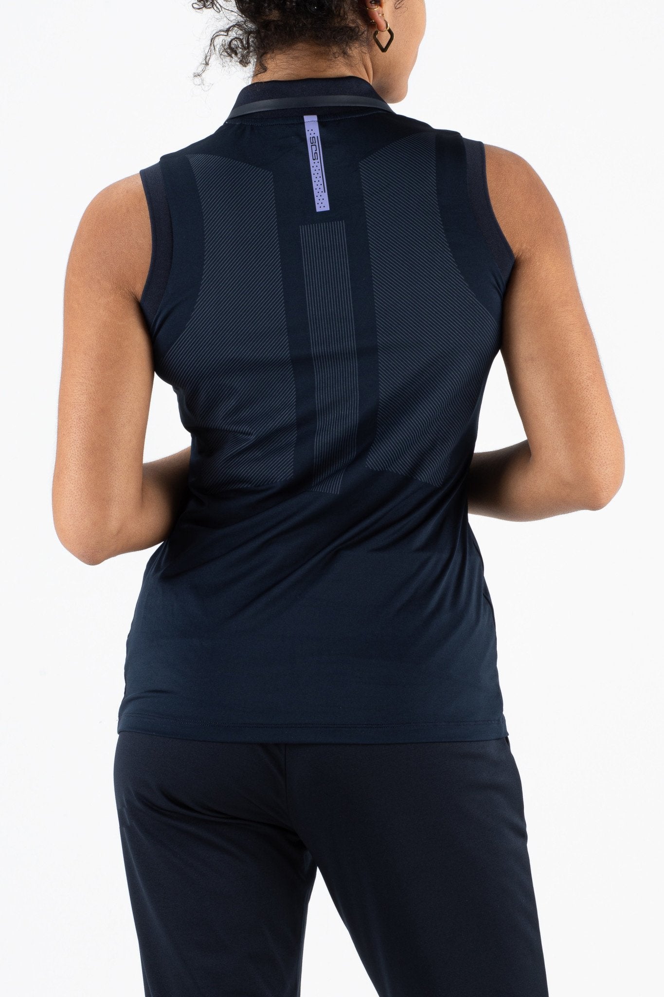 Sjeng Ilonka Sleeveless Polo Navy
