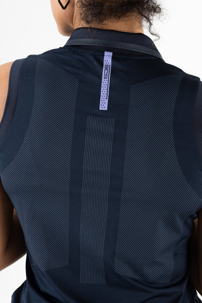 Sjeng Ilonka Sleeveless Polo Navy