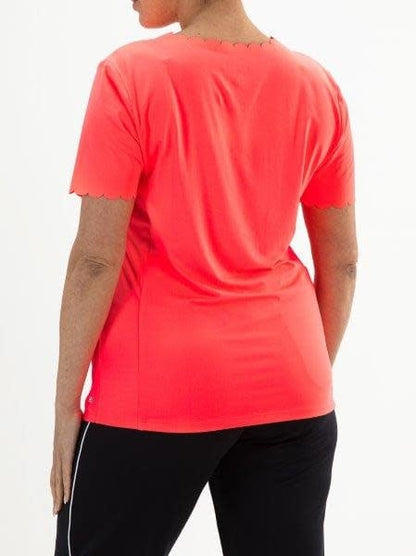 Sjeng Imke Plus Tee Flame Coral
