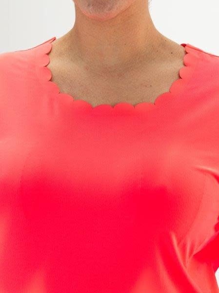 Sjeng Imke Plus Tee Flame Coral