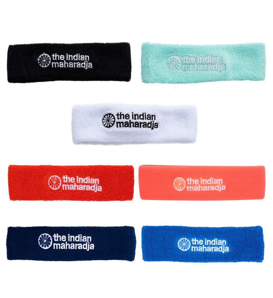 Indian Maharadja Headband White